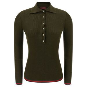 Gucci Women's Nastro Web Polo Shirt